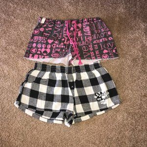 Bundle 2 Pair Flannel Shorts